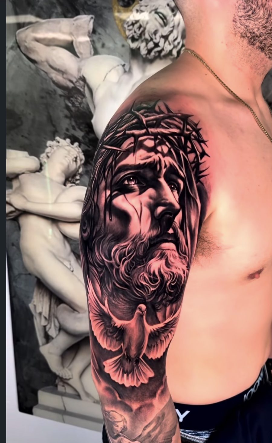 Black and grey realism tattoo by Scrappy 2