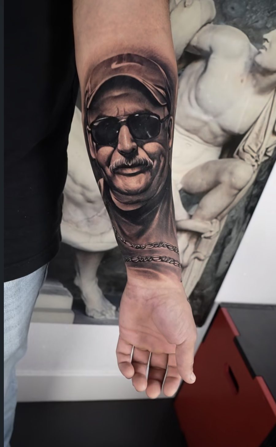 Black and grey realism tattoo by Scrappy 4