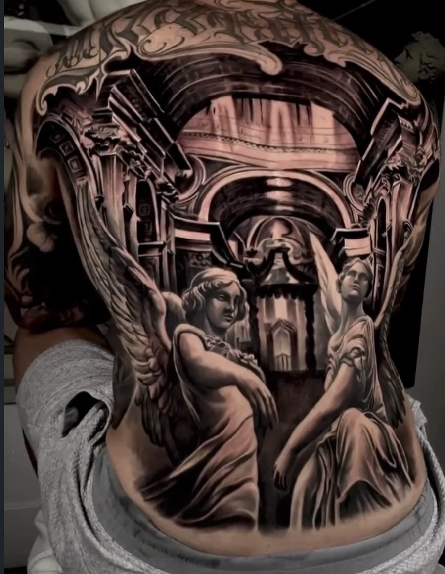 Black and grey realism tattoo by Scrappy 7