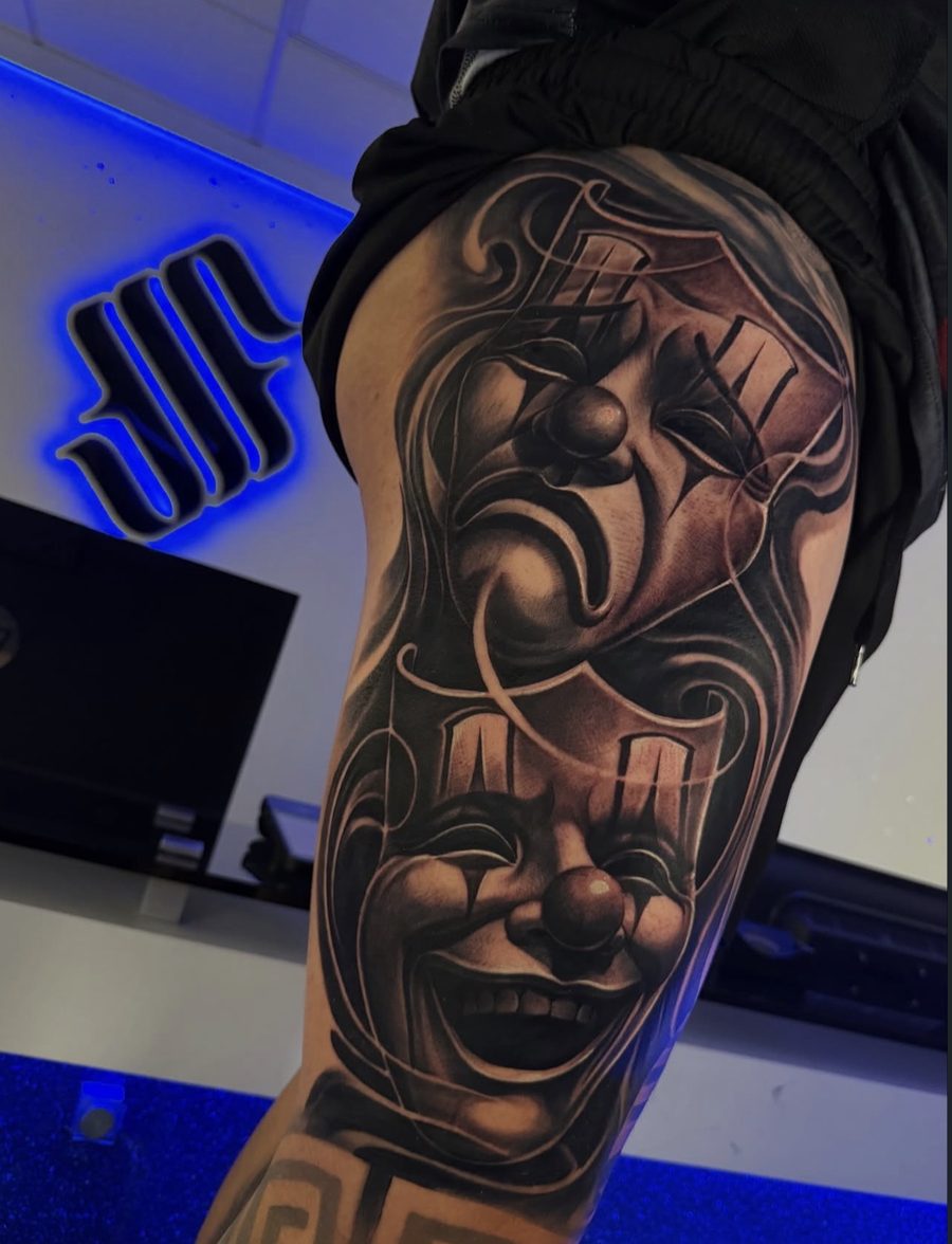 Black and grey realism tattoo by Scrappy 8