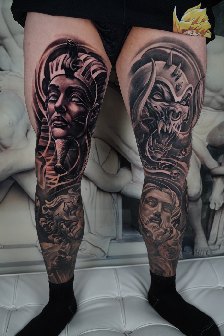 Black and grey realism tattoo by Scrappy 10