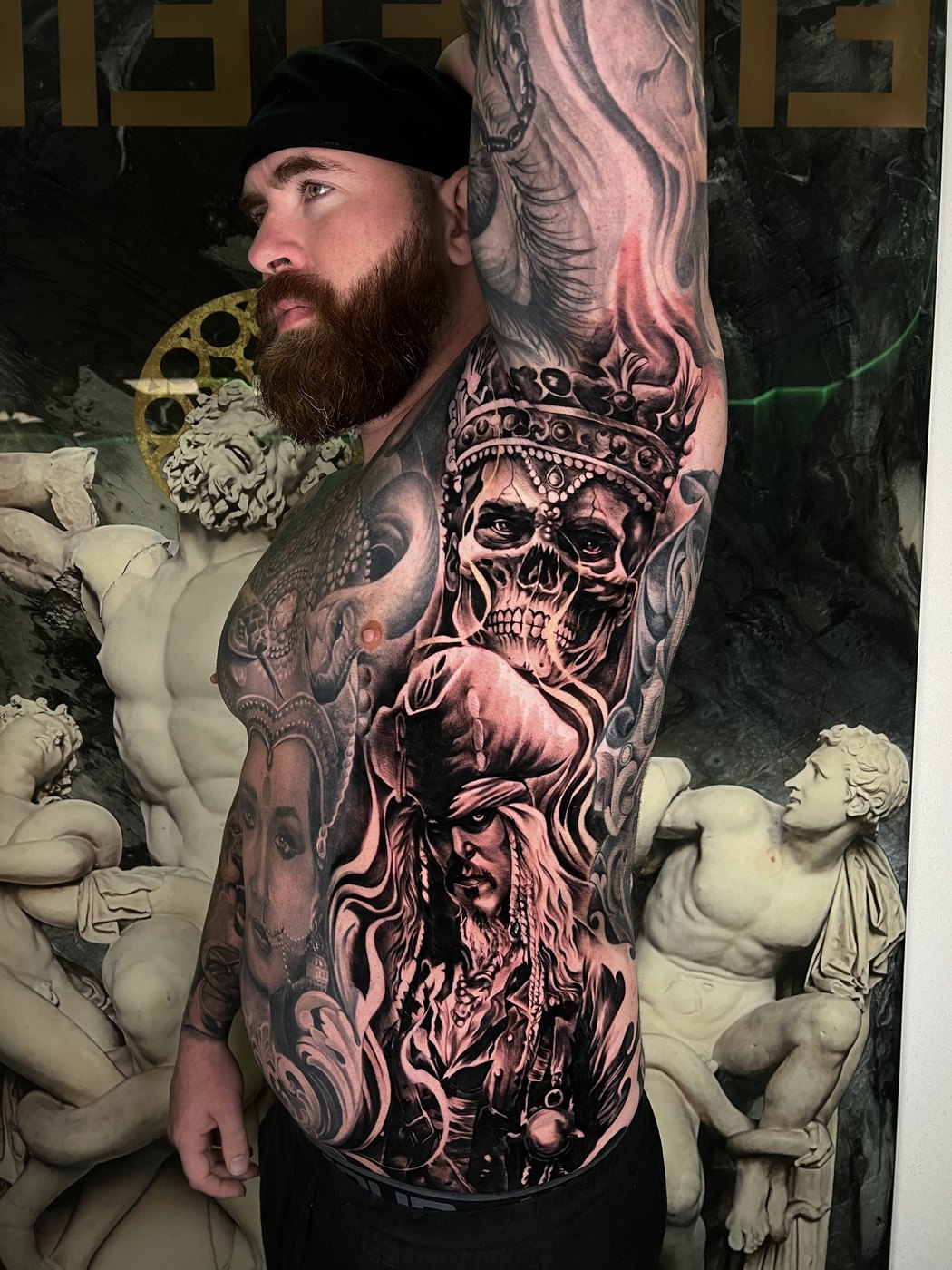 Black and grey realism tattoo by Scrappy 11